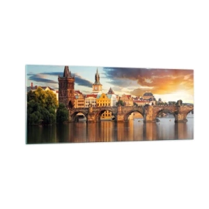 Quadro su vetro - Bella da secoli - 100x40 cm
