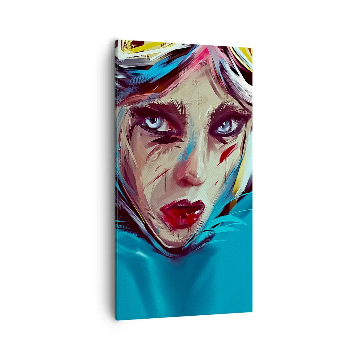 Quadro su tela - Stampe su Tela - La guerriera della strada - 55x100 cm