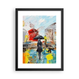 Poster in cornice nera - Leggende di Parigi - 30x40 cm