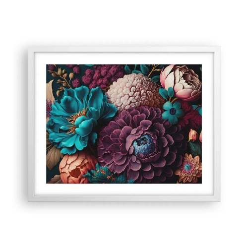 Poster in cornice bianca - Ricchezza della natura - 50x40 cm