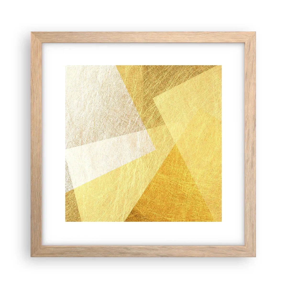 Poster in cornice rovere chiaro - La pace della geometria - 30x30 cm