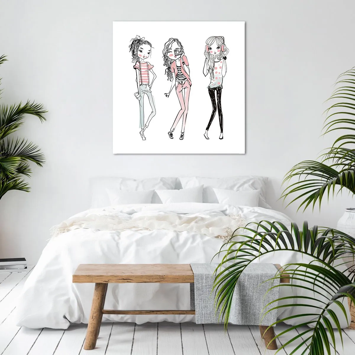 Quadro su tela - Stampe su Tela - Arriva la festa - 70x70 cm