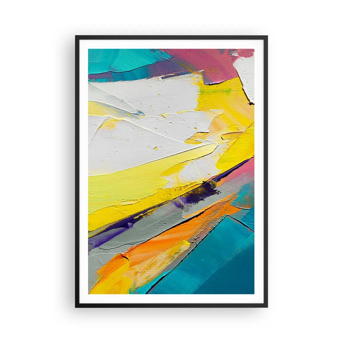 Poster in cornice nera - Anatomia della luce - 70x100 cm