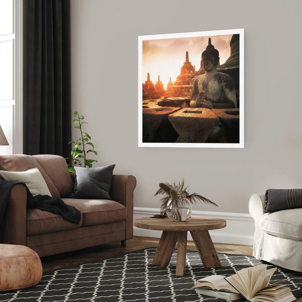 Poster - La pagoda della grande saggezza - 50x50 cm