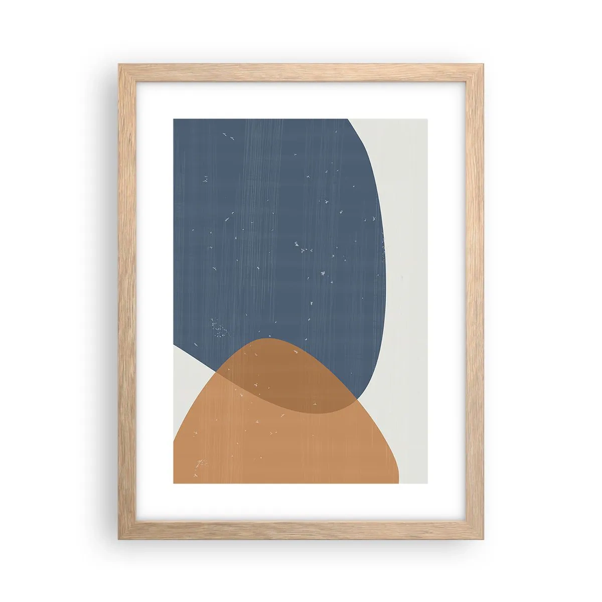 Poster in cornice rovere chiaro - Ovali e influenze - 30x40 cm