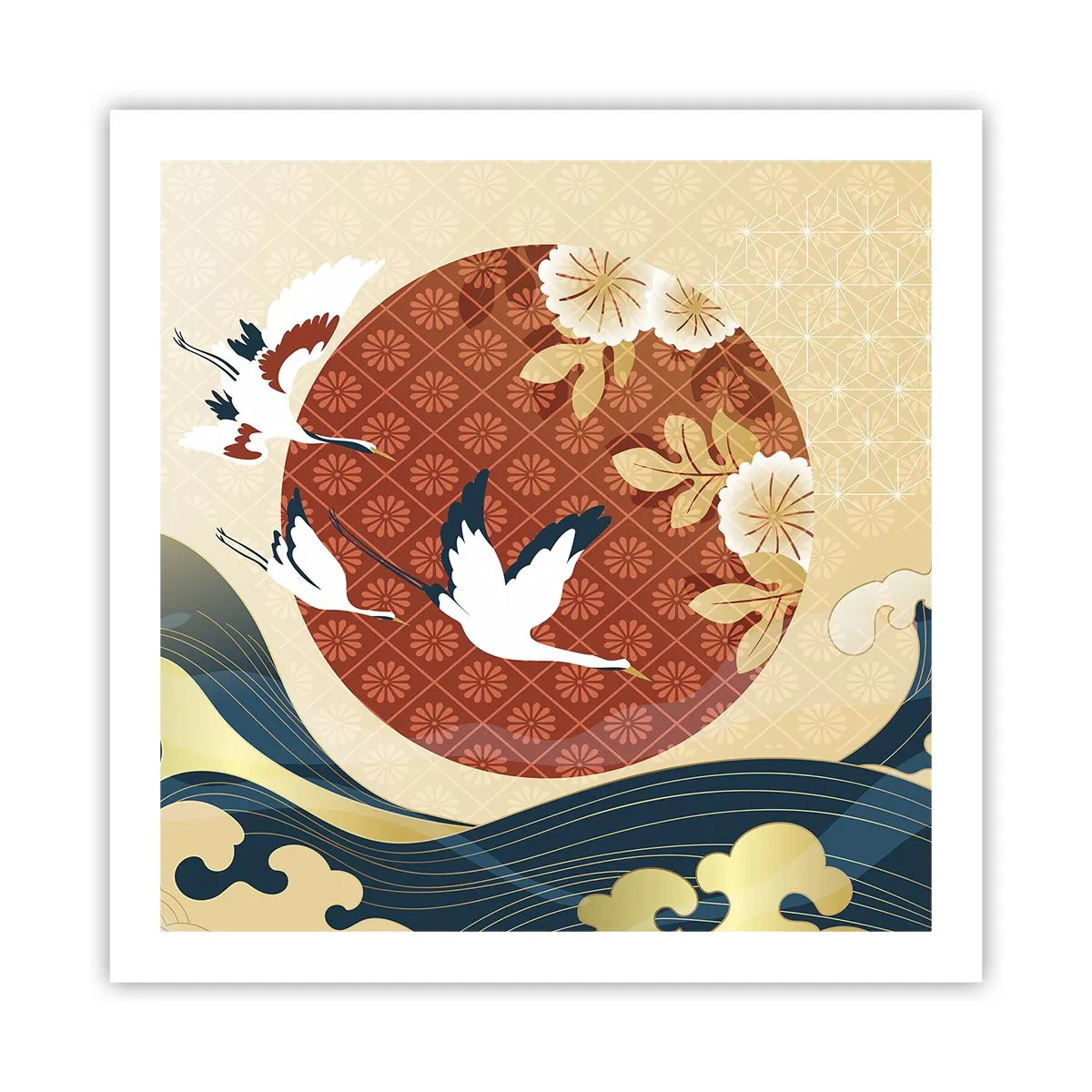 Poster - Favola giapponese - 60x60 cm
