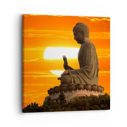 Quadro su tela - Stampe su Tela - Senza paura davanti al mondo - 30x30 cm