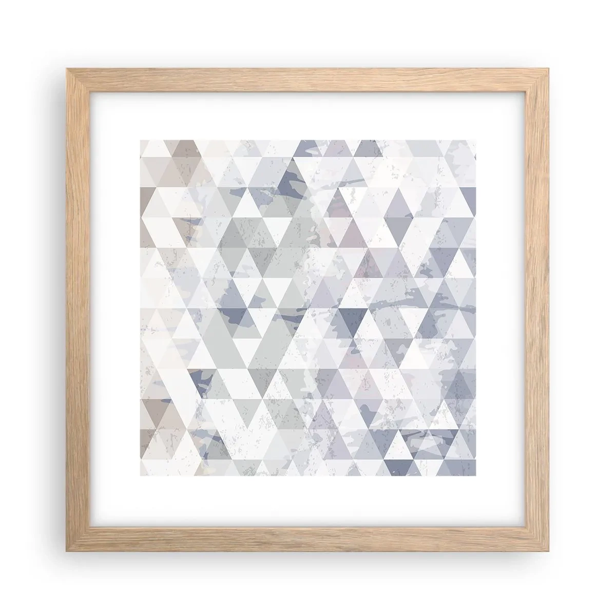 Poster in cornice rovere chiaro - Al ritmo di tre - 30x30 cm