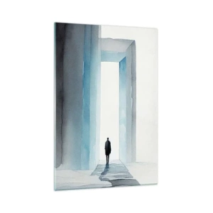 Quadro su vetro - Vivi senza limiti - 70x100 cm