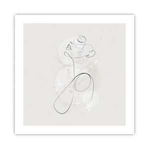 Poster - La spirale della bellezza - 50x50 cm