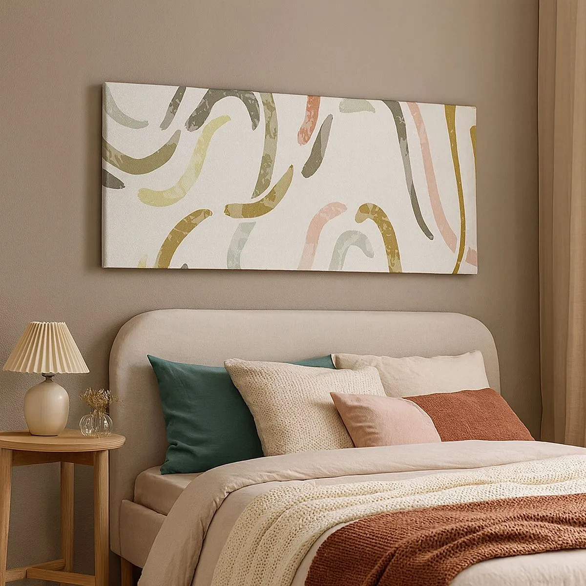 Quadro su tela - Stampe su Tela - La danza gioiosa dell'astrazione - 100x40 cm