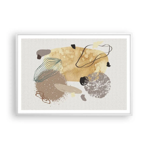 Poster in cornice bianca - Schizzologia applicata - 100x70 cm