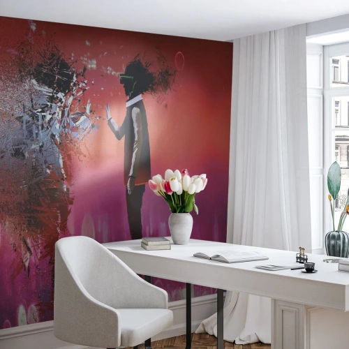 Fotomurali Premium Canvas - Puoi guardare te stesso? - Astrazione, Pezzo, Persone - 400x280 cm