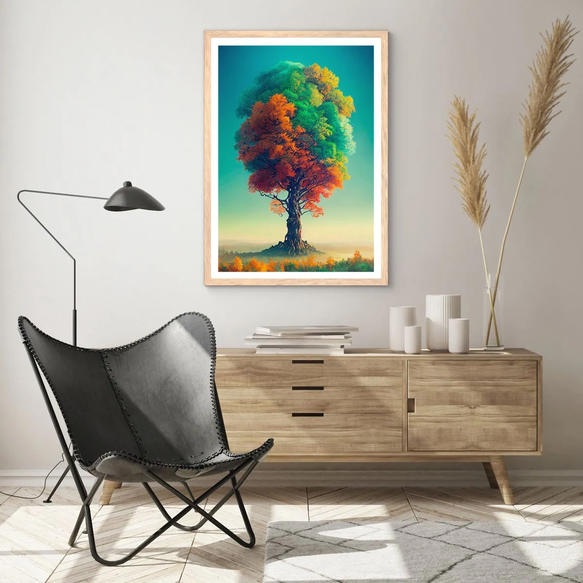 Poster in cornice rovere chiaro - La quercia: il padre della natura - 50x70 cm