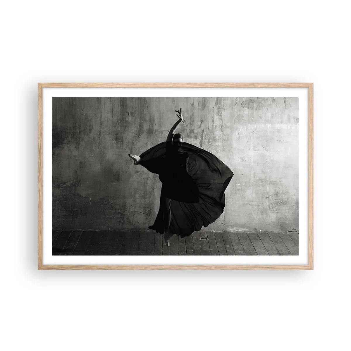 Poster in cornice rovere chiaro - Fasce piene di passione - 91x61 cm