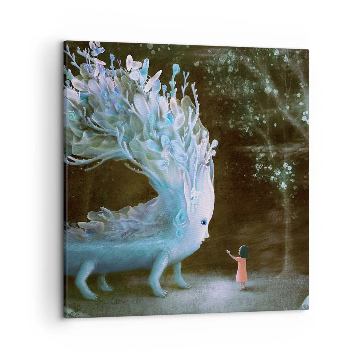 Quadro su tela - Stampe su Tela - Incontro fantastico - 50x50 cm