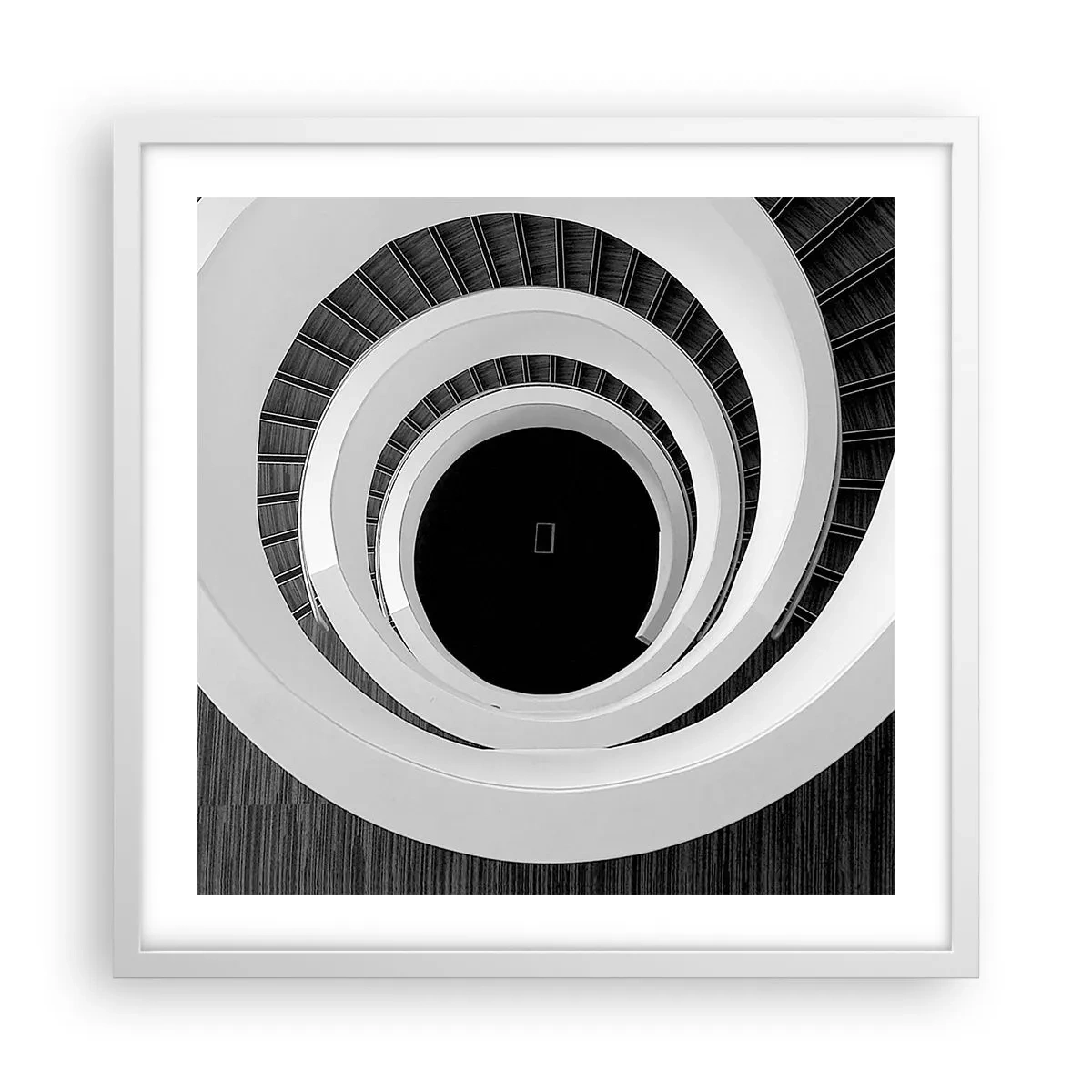 Poster in cornice bianca - Verso l'essenza delle cose - 50x50 cm