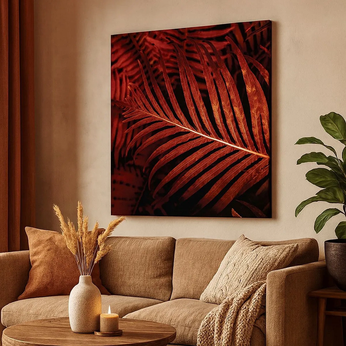 Quadro su tela - Stampe su Tela - Il calore della vita - 30x30 cm