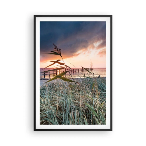 Poster in cornice nera - Non andrà via col vento - 61x91 cm