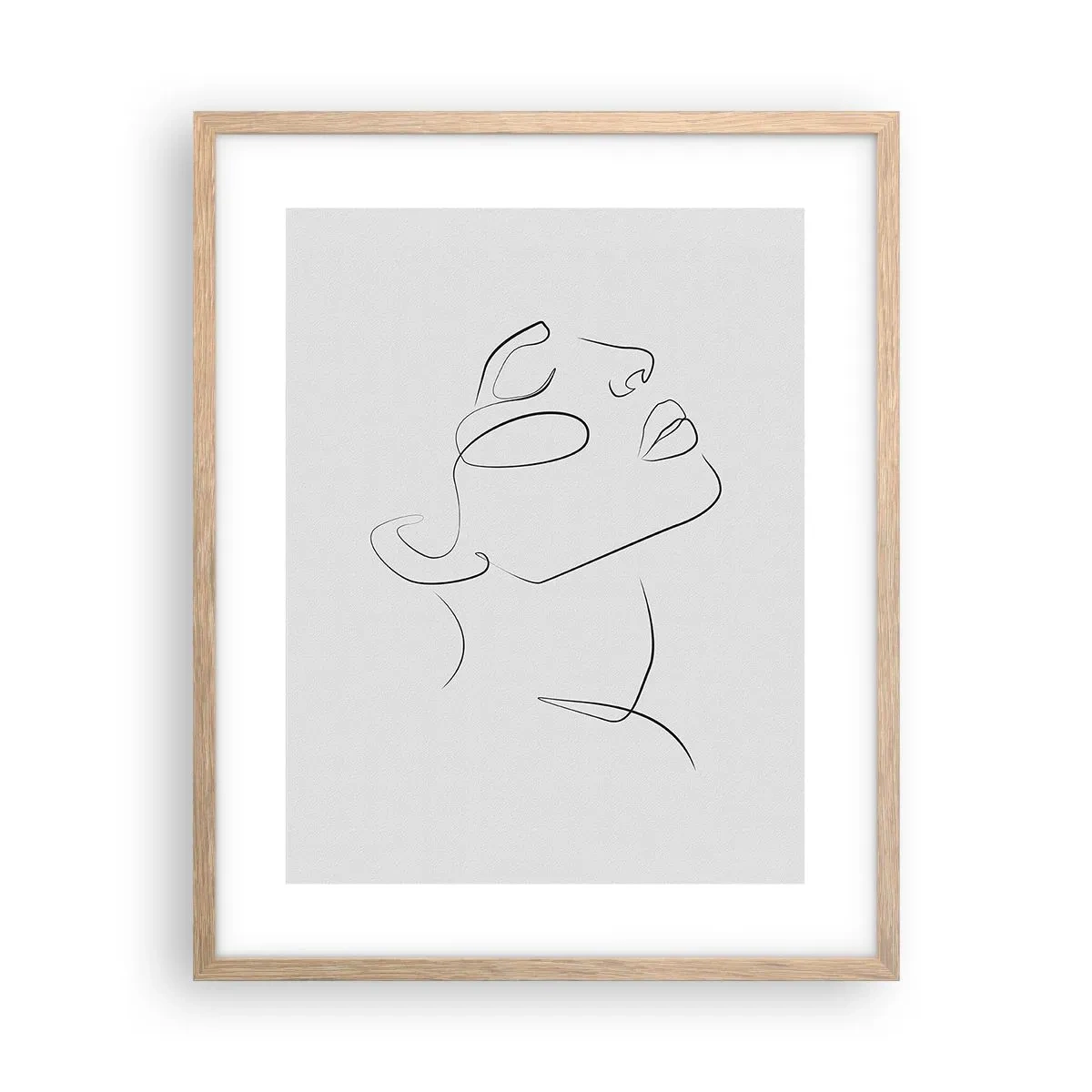 Poster in cornice rovere chiaro - I meandri dei sogni - 40x50 cm