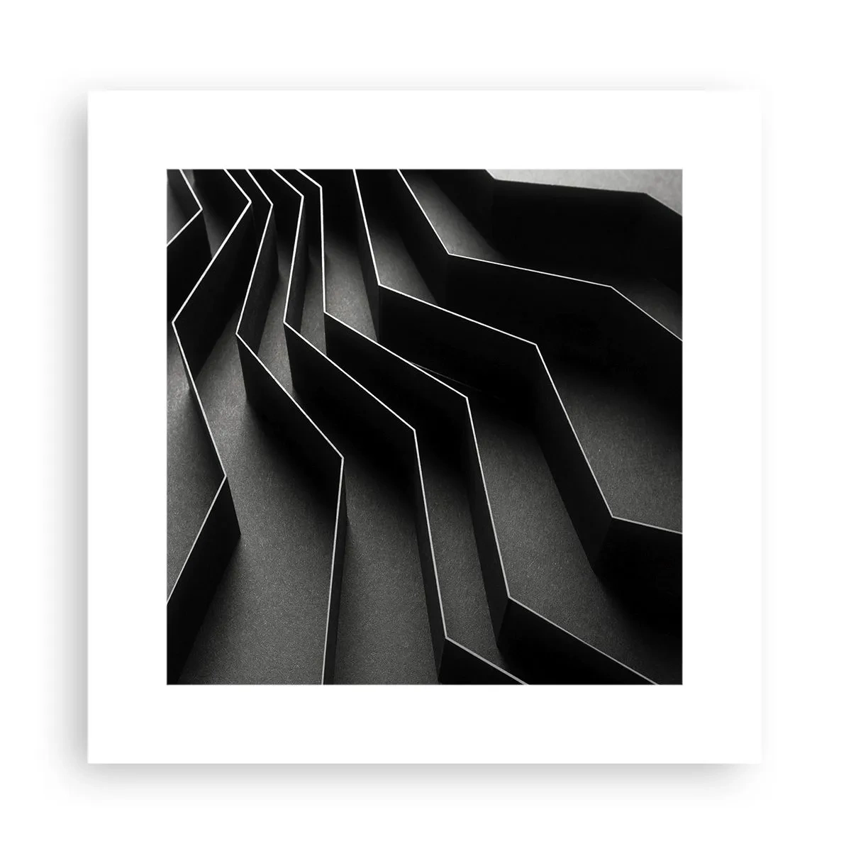 Poster - Ordine tridimensionale - 30x30 cm
