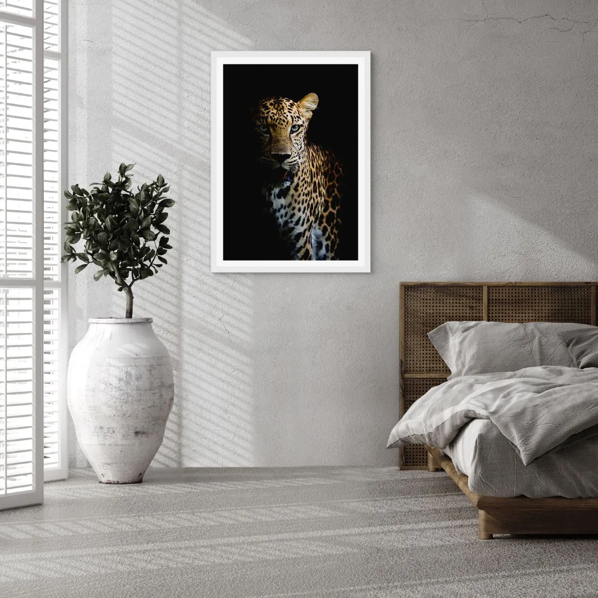 Poster in cornice bianca - Bellezza tenebrosa - 30x40 cm