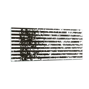 Quadro su vetro - Ritmo e rumore - 100x40 cm