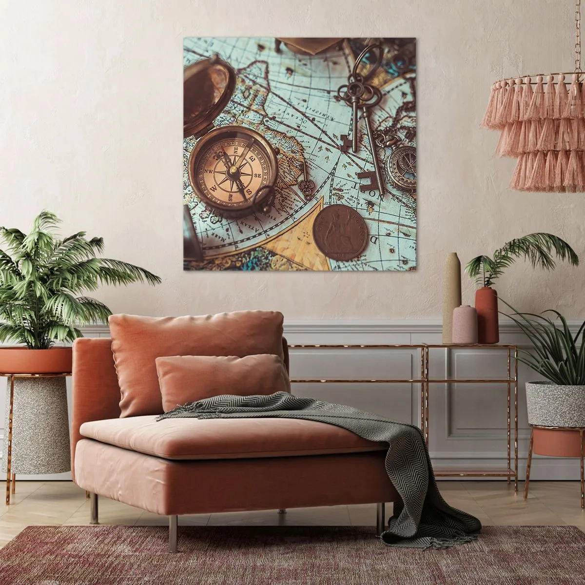 Quadro su tela - Stampe su Tela - Per il cercatore di avventure - 70x70 cm