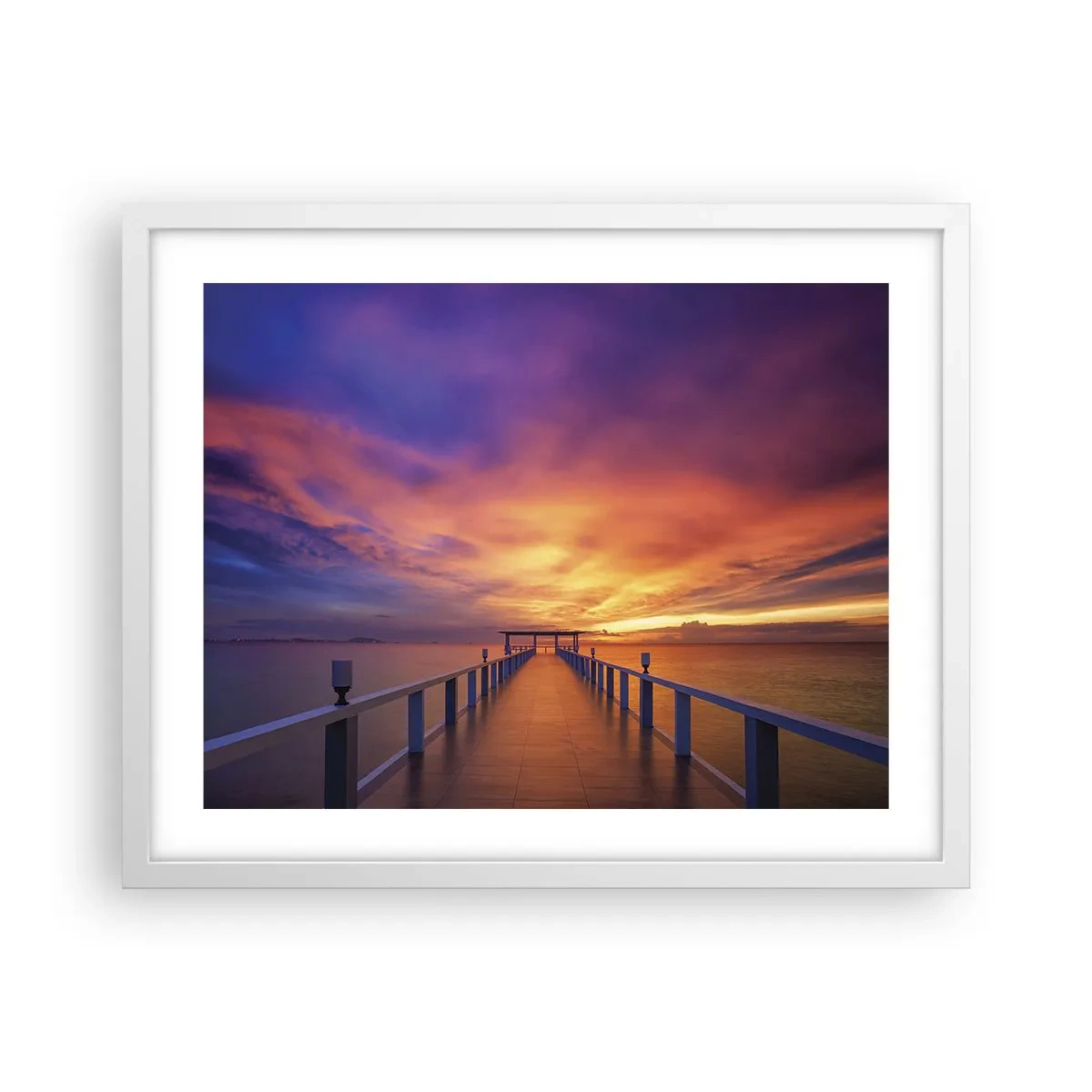 Poster in cornice bianca - Senza fine - 50x40 cm