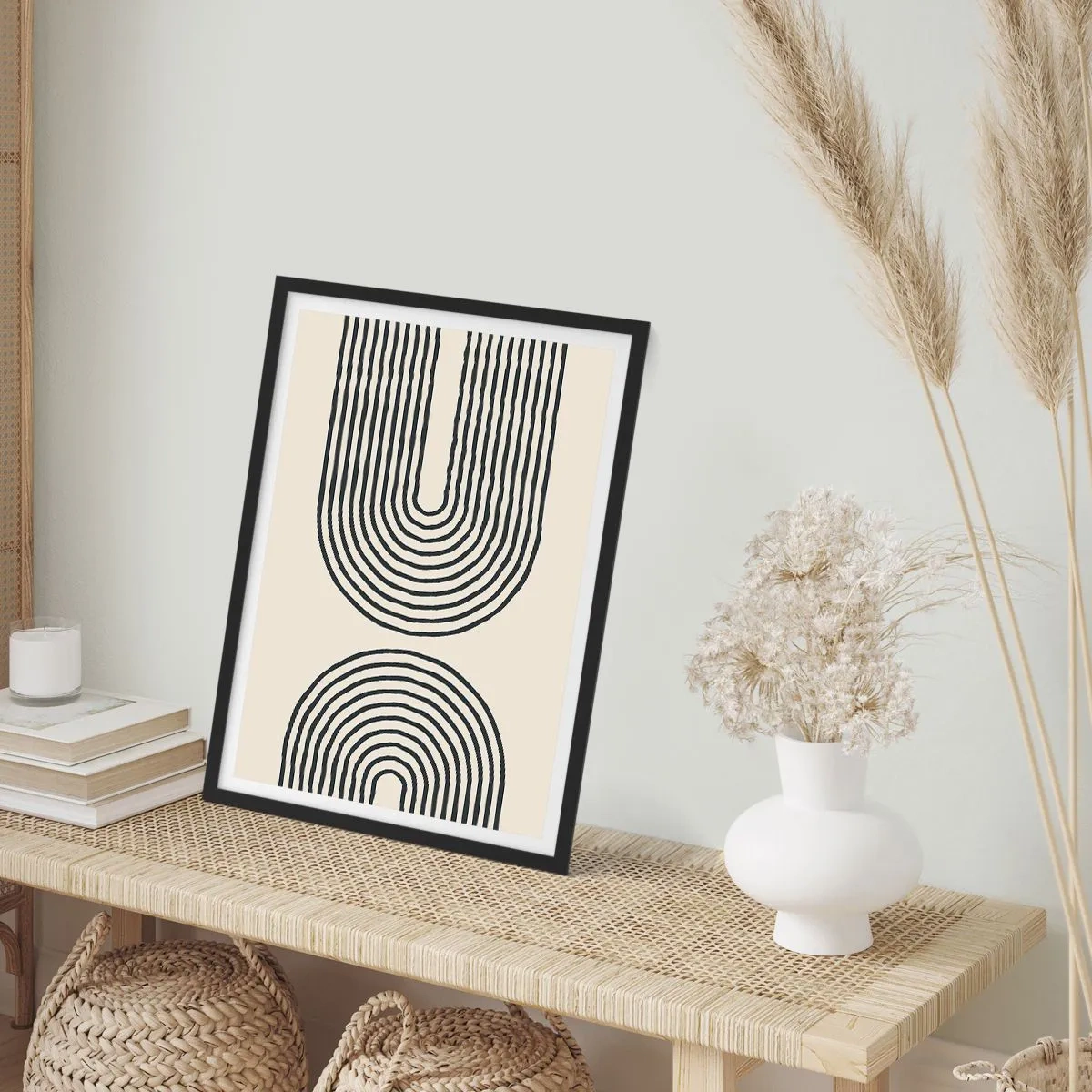 Poster in cornice nera - Tra un attimo... - 70x100 cm