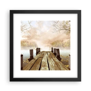 Poster in cornice nera - La mite melanconia autunnale - 30x30 cm