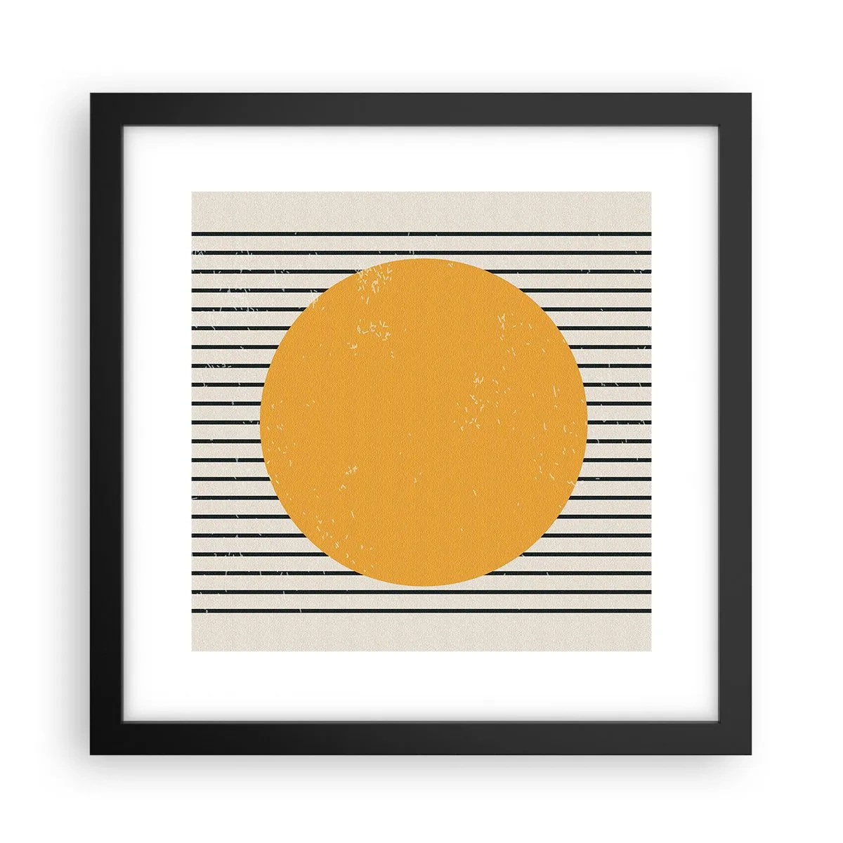 Poster in cornice nera - La forza della semplicità - 30x30 cm