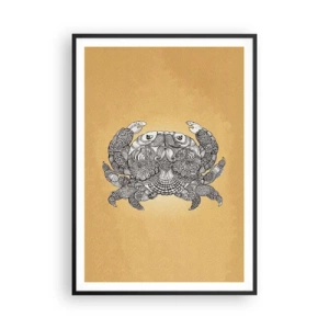Poster in cornice nera - I racconti del granchio - 70x100 cm