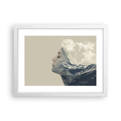Poster in cornice bianca - La bellezza degli elementi - 40x30 cm