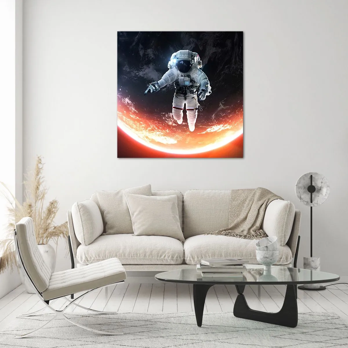 Quadro su vetro - Posso restare ancora un po'? - 30x30 cm