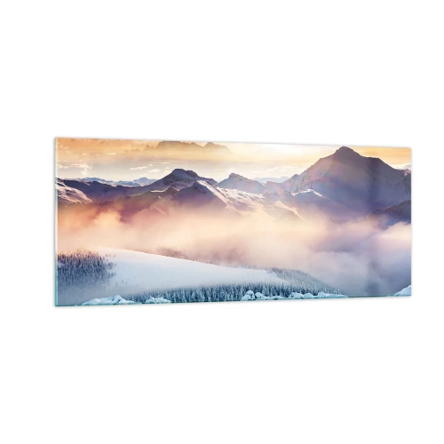 Quadro su vetro - Forza e purezza della natura - 100x40 cm