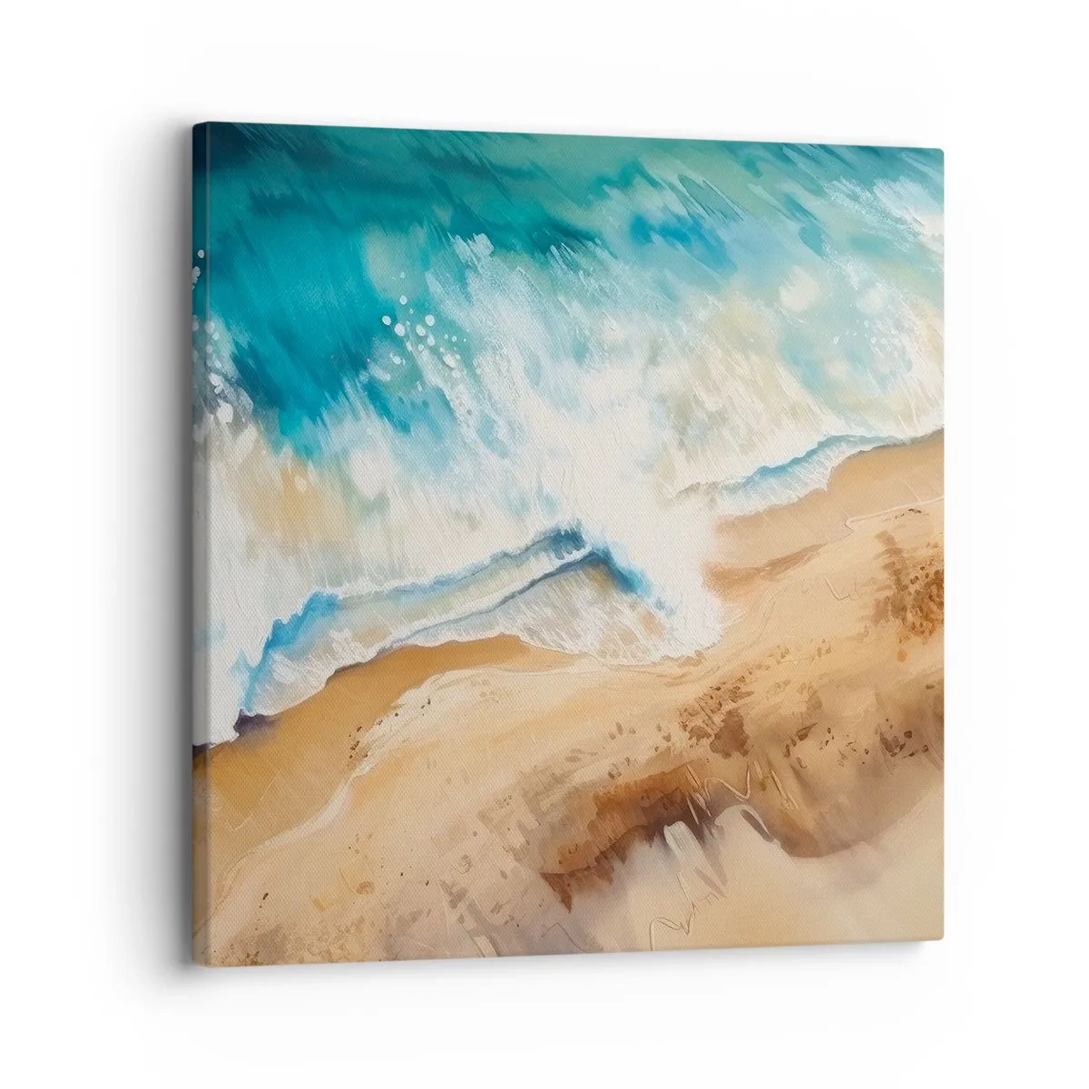 Quadro su tela - Stampe su Tela - L'onda che ritorna - 30x30 cm