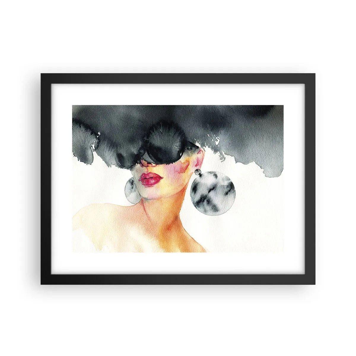 Poster in cornice nera - Il segreto dell'eleganza - 40x30 cm