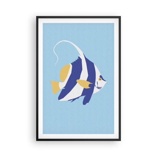 Poster in cornice nera - Miss Mari Tropicali - 61x91 cm