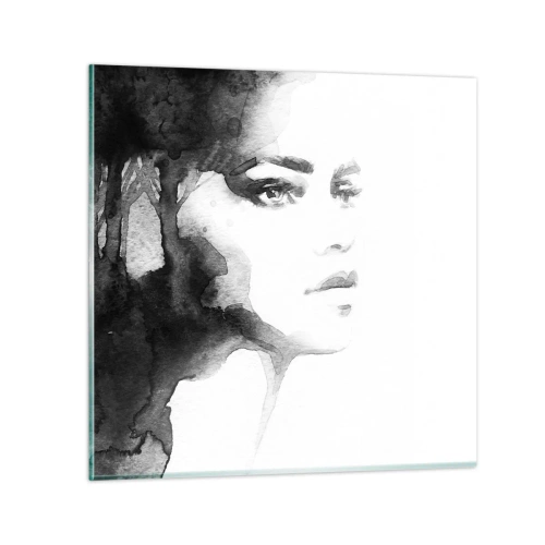 Quadro su vetro - Fatta di mistero e di nebbia - 40x40 cm