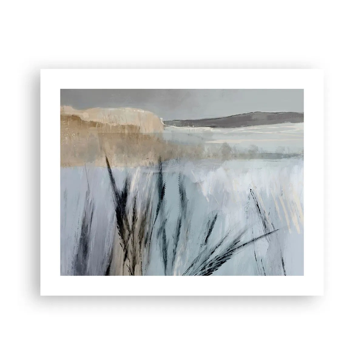 Poster - Campi d'inverno - 50x40 cm