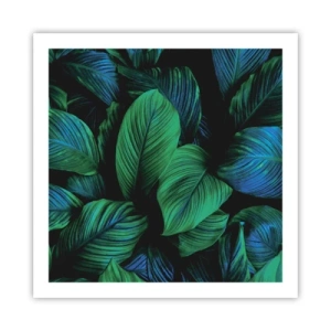 Poster - Nella folla verde - 60x60 cm