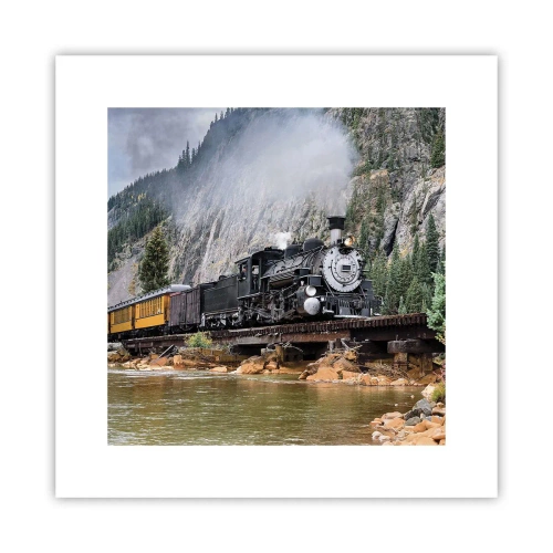 Poster - Dove andiamo? - 30x30 cm