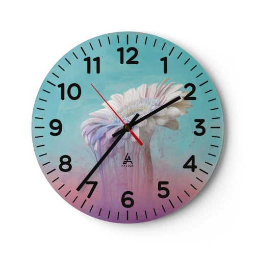 Orologio da parete - Orologio in Vetro - L'aldilà dei fiori - 30x30 cm