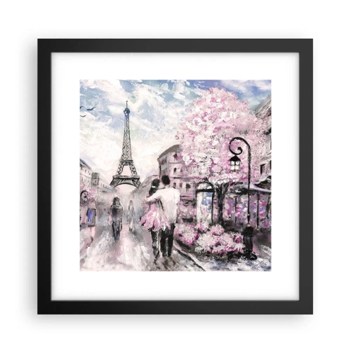 Poster in cornice nera - Se innamorarsi, allora solo a... - 30x30 cm