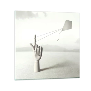 Quadro su vetro - Prova di forza - 50x50 cm