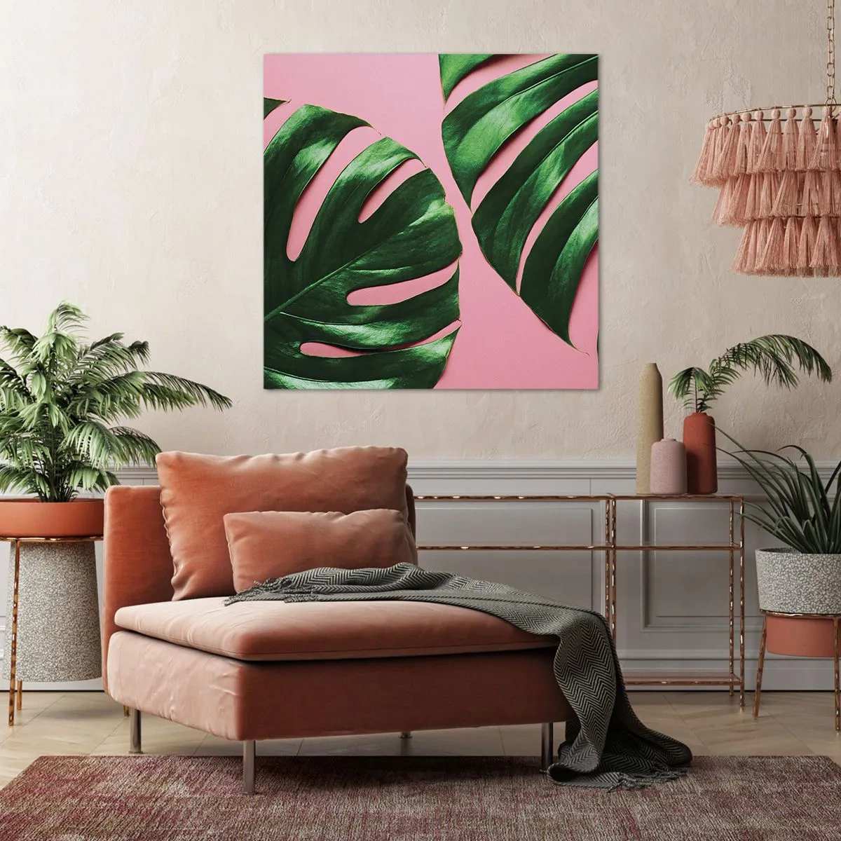 Quadro su tela - Stampe su Tela - Appuntamento in verde - 60x60 cm