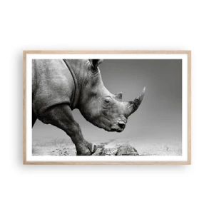 Poster in cornice rovere chiaro - Forza irrefrenabile - 91x61 cm