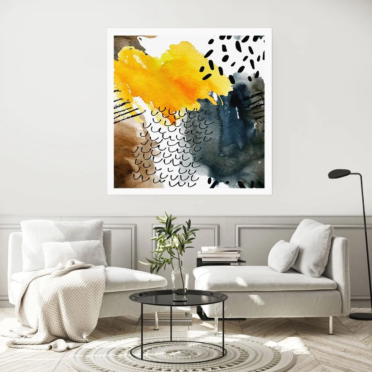 Poster - L'incontro degli elementi - 60x60 cm