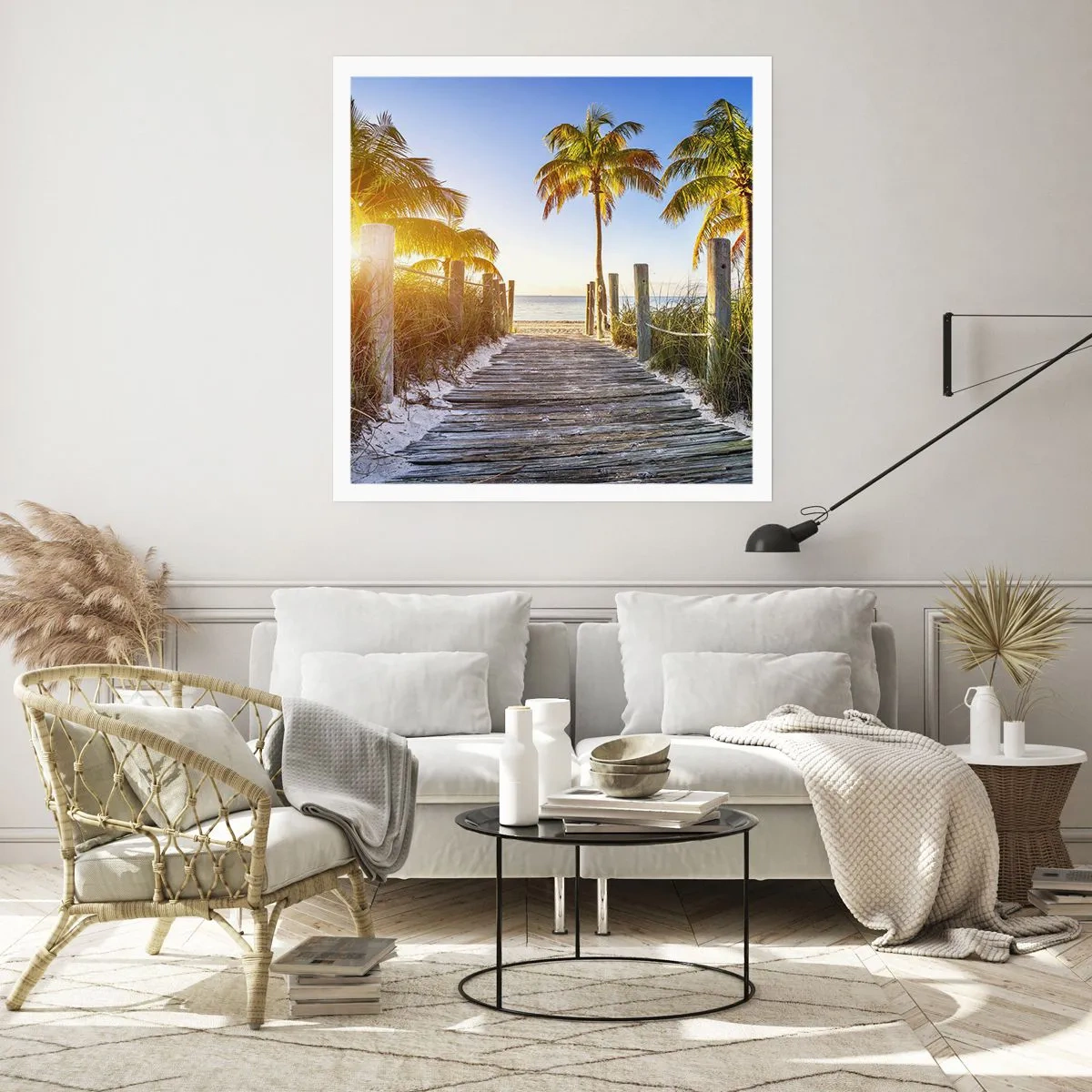 Poster - Dritto in paradiso - 40x40 cm